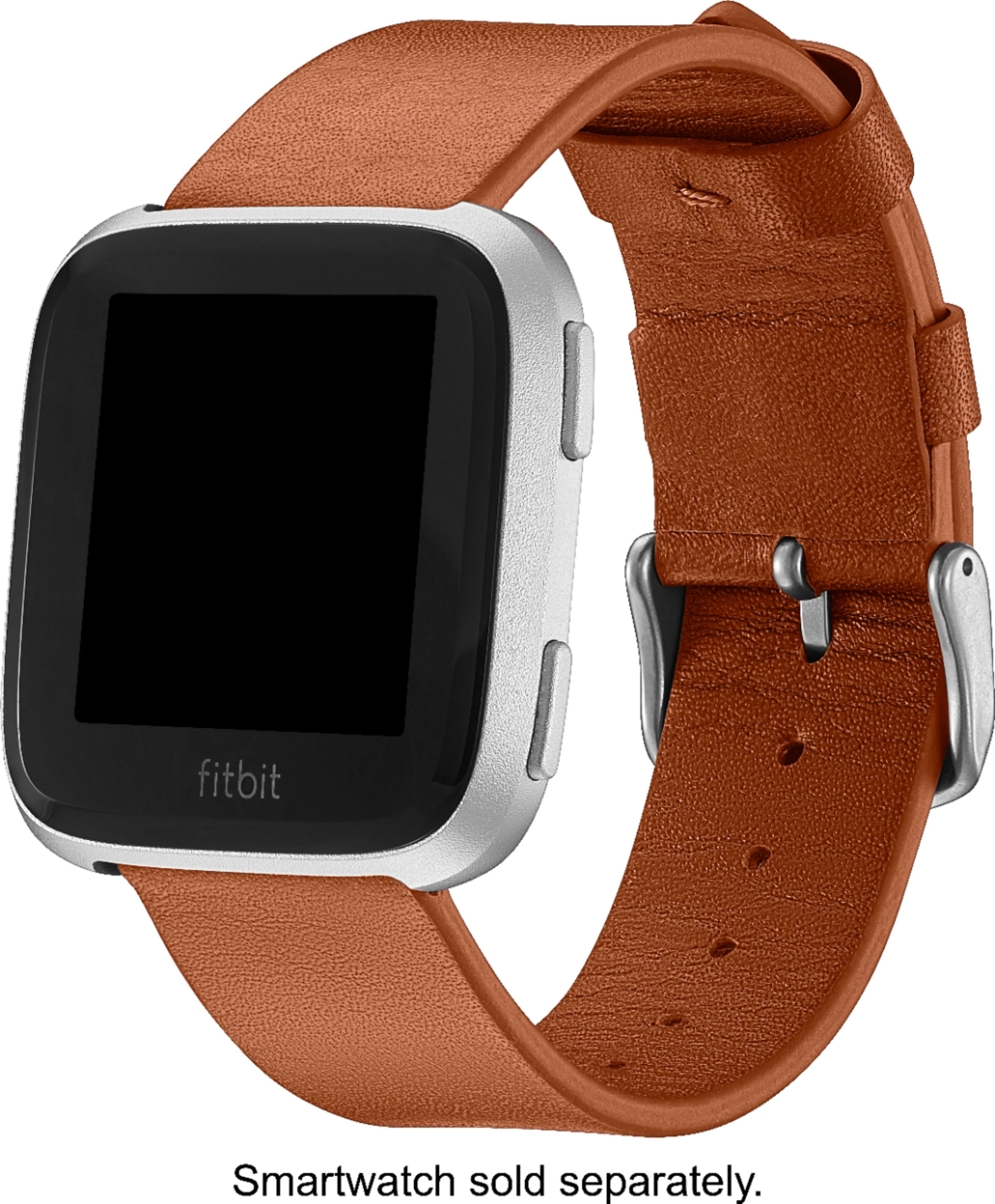 fitbit versa horween leather band