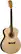 Angle. Washburn - Harvest Series 6-String Grand Auditorium Acoustic Guitar - Natural.