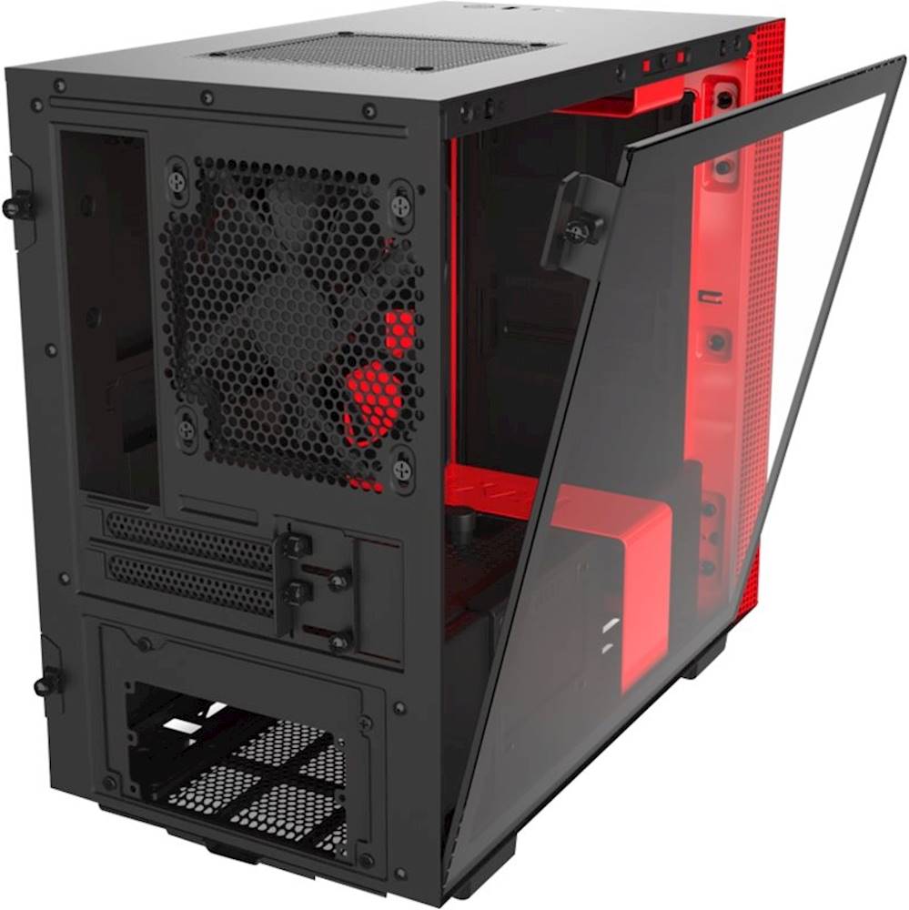 NZXT H210i ITX Tower Case Tempered Glass CA-H210I-BR - Best Buy