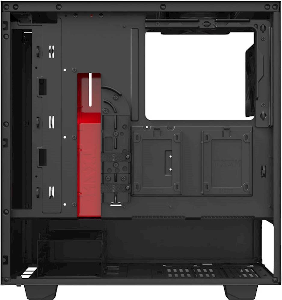 tapperhed dyd Syge person Best Buy: NZXT H510 Compact ATX Mid-Tower Case with Tempered Glass Red/Matte  Black CA-H510B-BR