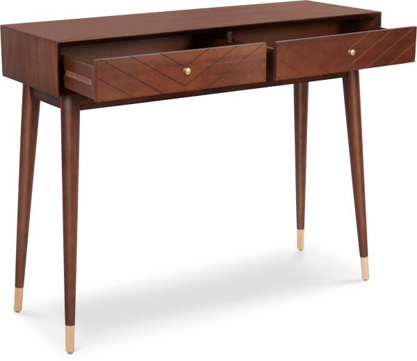 Alt View 1. Click Decor - ClickDecor Lincoln Console Table, Brown - Brown.