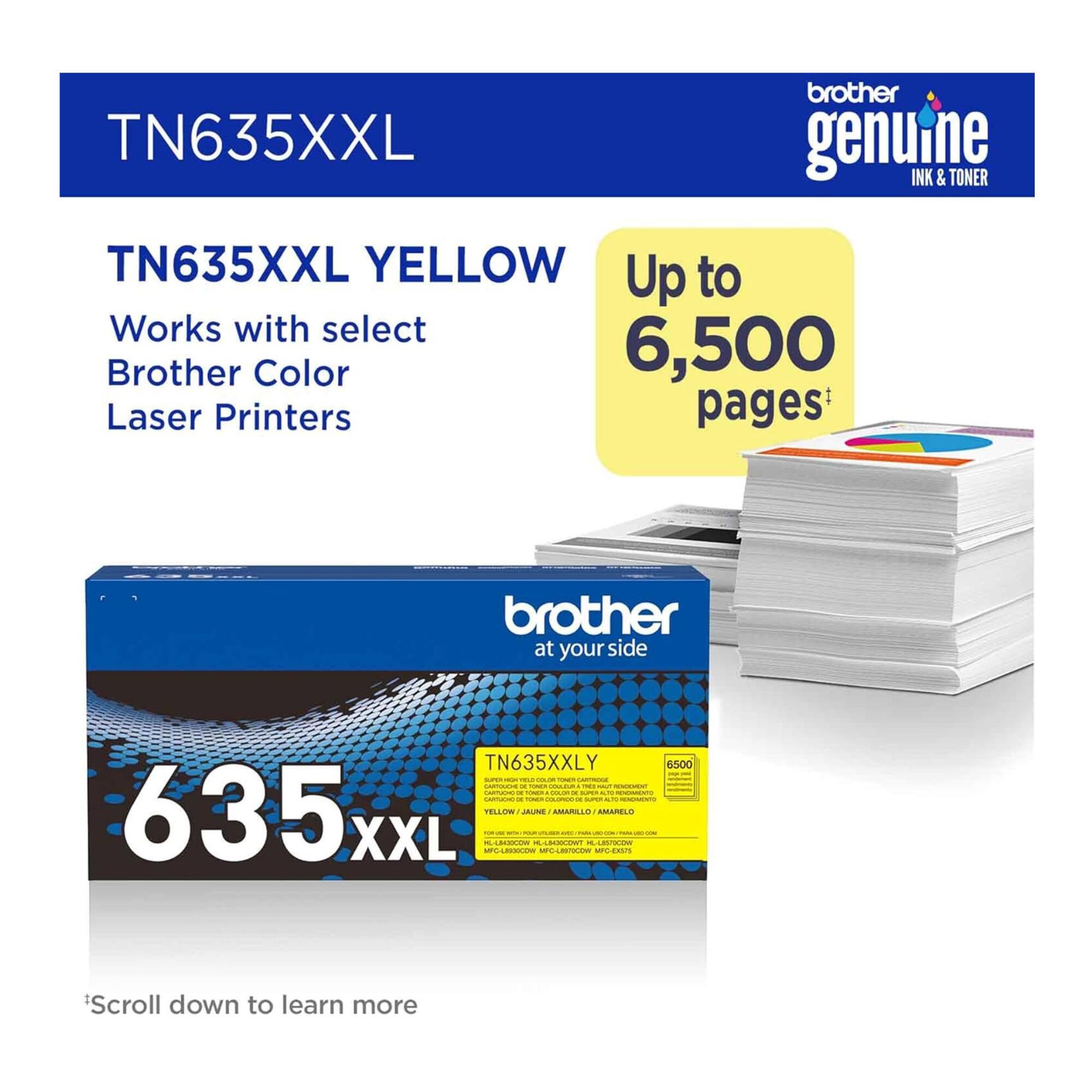 TN635XXL brother genuine INK & TONER TN635XXL YELLOW Up to 6,500 pages Works with select Brother Color Laser Printers brother at your side TN635XXLY 6500 - - - - - - - - - - - - - - - - - - - - - - - - - - - - - - - - - - - - - - - - - - - - - - - - - - - - - - - - - - - - - - - - - - - - - - - - - - - - - - - - - - - - - - - - - - - - - - - - - - - - - - - - - - - - - - - - - - - - - - - - - - - - - - - - - - - - - - - - - - - - - - - - - - - - - - - - - - - - - - - - - - - - - - - - - - - - - - - - - - - - - - - - - - - - - - - - - - - - - - - - - - -