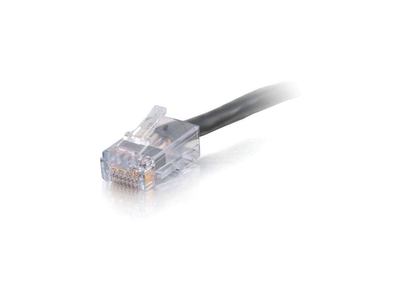 Alt View 3. Cables to Go - C2G 15301 50FT CAT6 550MHZ ASSEMBLED PLENUM PATCH CABLE - BLACK.