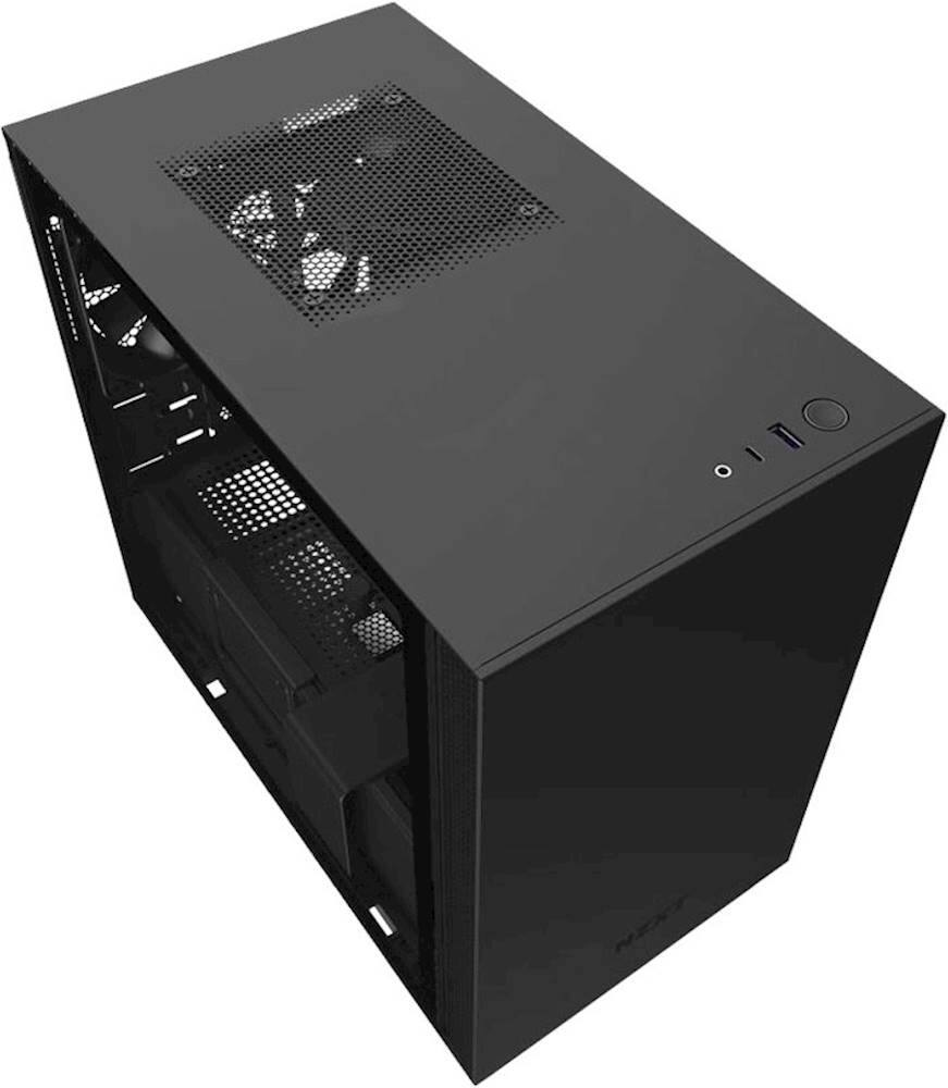 NZXT H210i Mini ITX Tower Case with Tempered Glass Matte Black CA-H210I ...