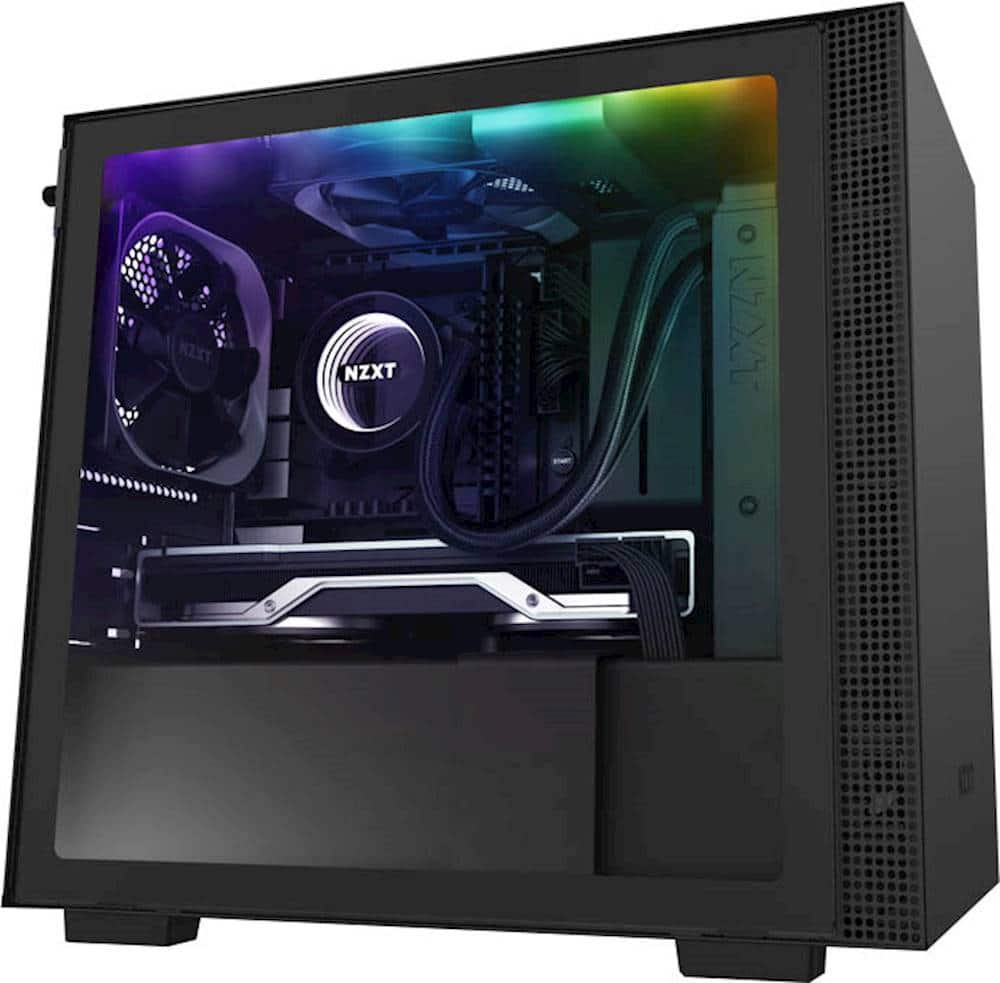 Best Buy: NZXT H210i Mini ITX Tower Case with Tempered Glass Matte 