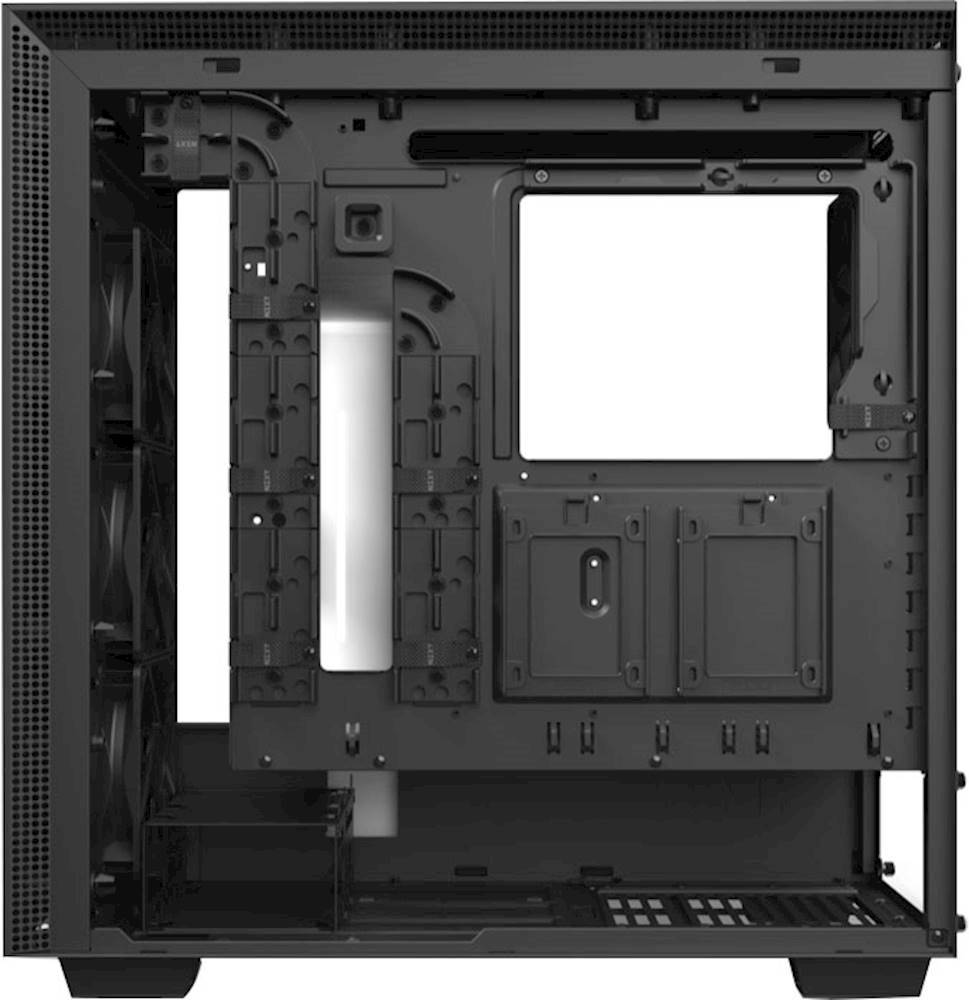 paling Volharding Ashley Furman NZXT H710 eATX Mid-Tower Case with Tempered Glass Matte White CA-H710B-W1 -  Best Buy