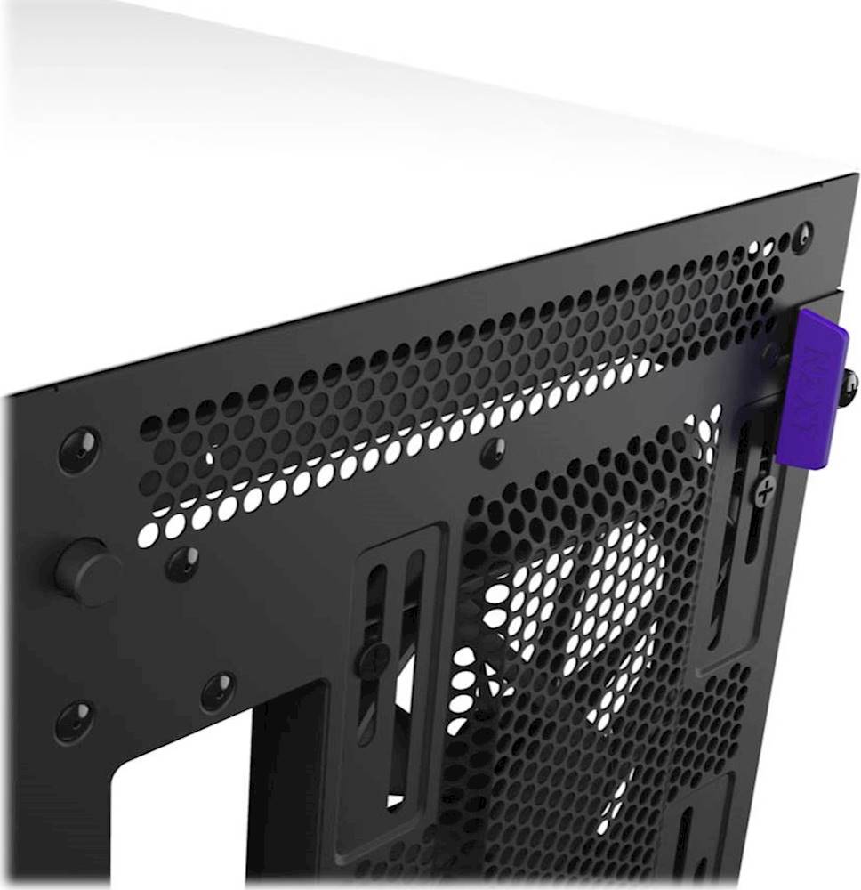 Perseus Pasen attent Best Buy: NZXT H710i eATX Mid-Tower Case with Tempered Glass Matte White CA- H710I-W1