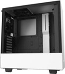 Front Zoom. NZXT - H510 Compact ATX Mid-Tower Case with Tempered Glass - Matte White.