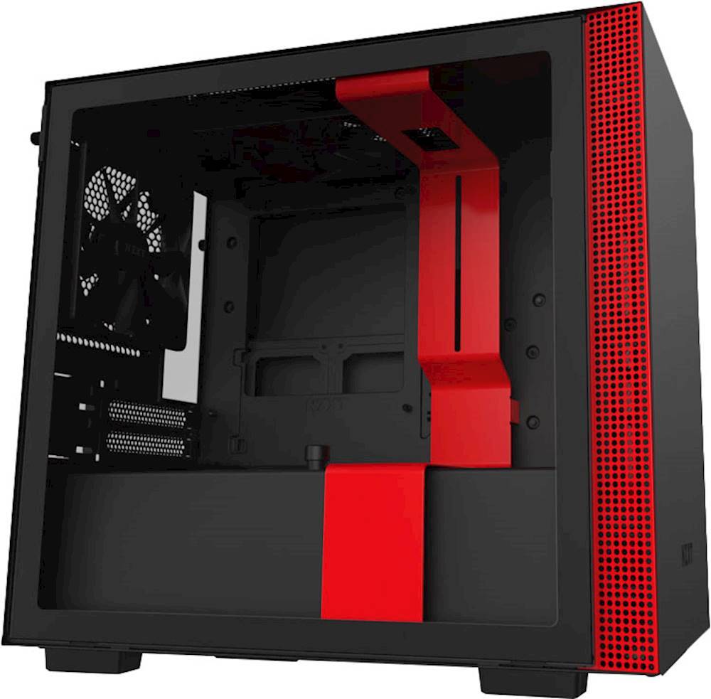 NZXT H210 Mini ITX Tower Case with Tempered Glass  - Best Buy
