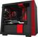 Alt View 12. NZXT - H210 Mini ITX Tower Case with Tempered Glass - Red/Matte Black.