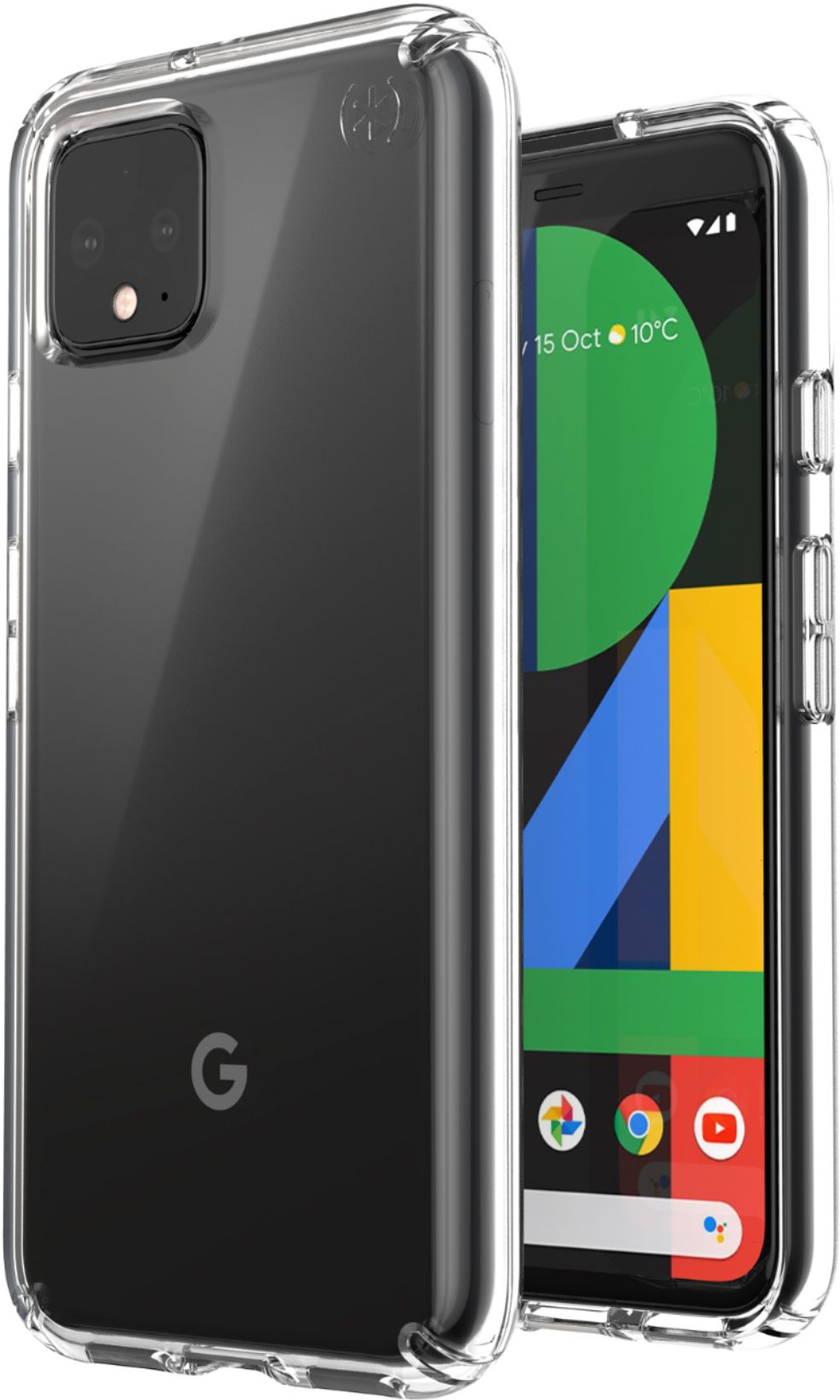 Best Buy: Speck Presidio STAY CLEAR Hard Shell Case for Google Pixel 4 ...