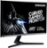 Angle Zoom. Samsung - 27” Odyssey Gaming CRG5 Series LED Curved 240Hz FHD Monitor with G-SYNC Compatibility - Dark Blue/Gray.
