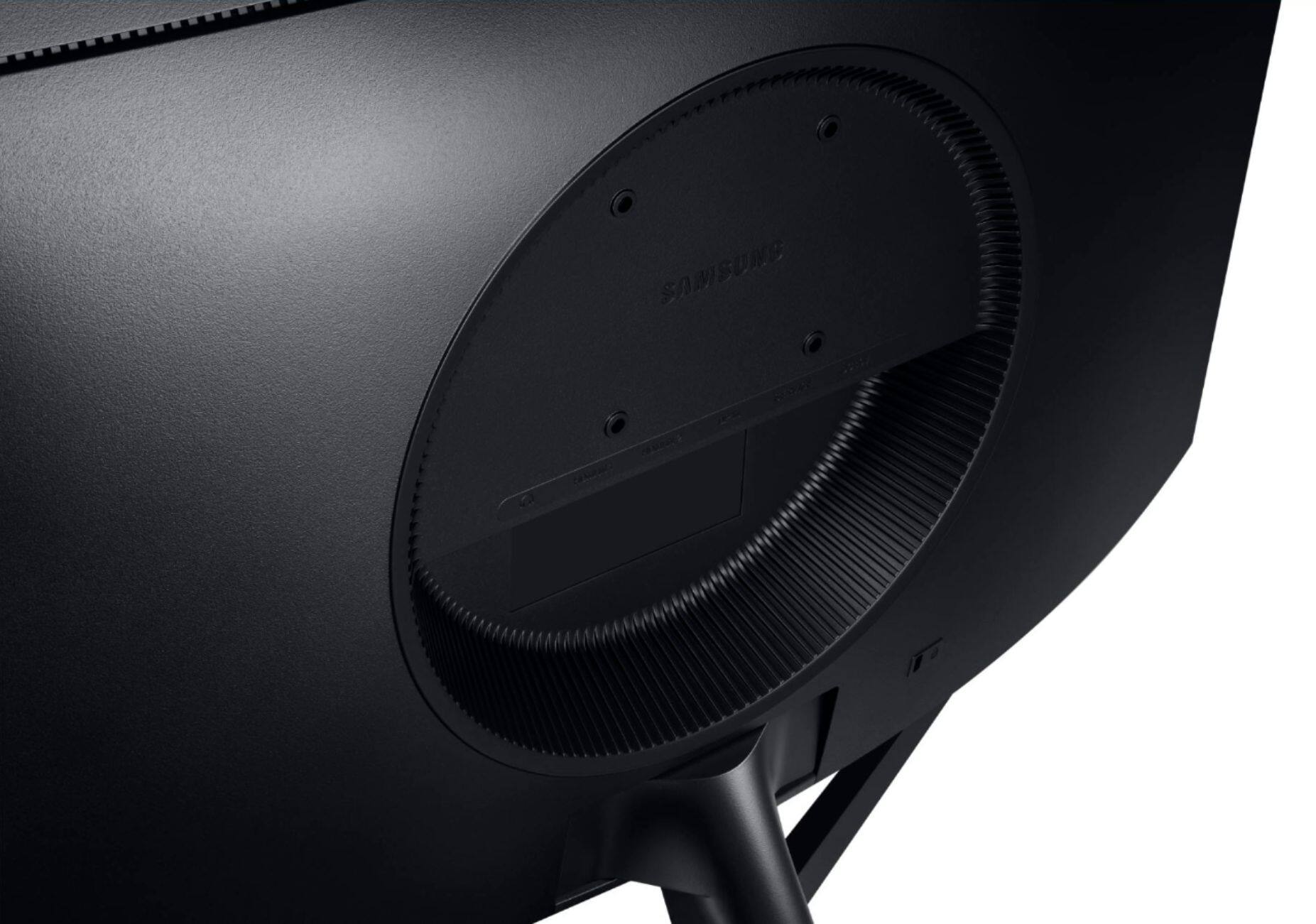 Alt View 19. Samsung - 27” Odyssey Gaming CRG5 Series LED Curved 240Hz FHD Monitor with G-SYNC Compatibility - Dark Blue/Gray.