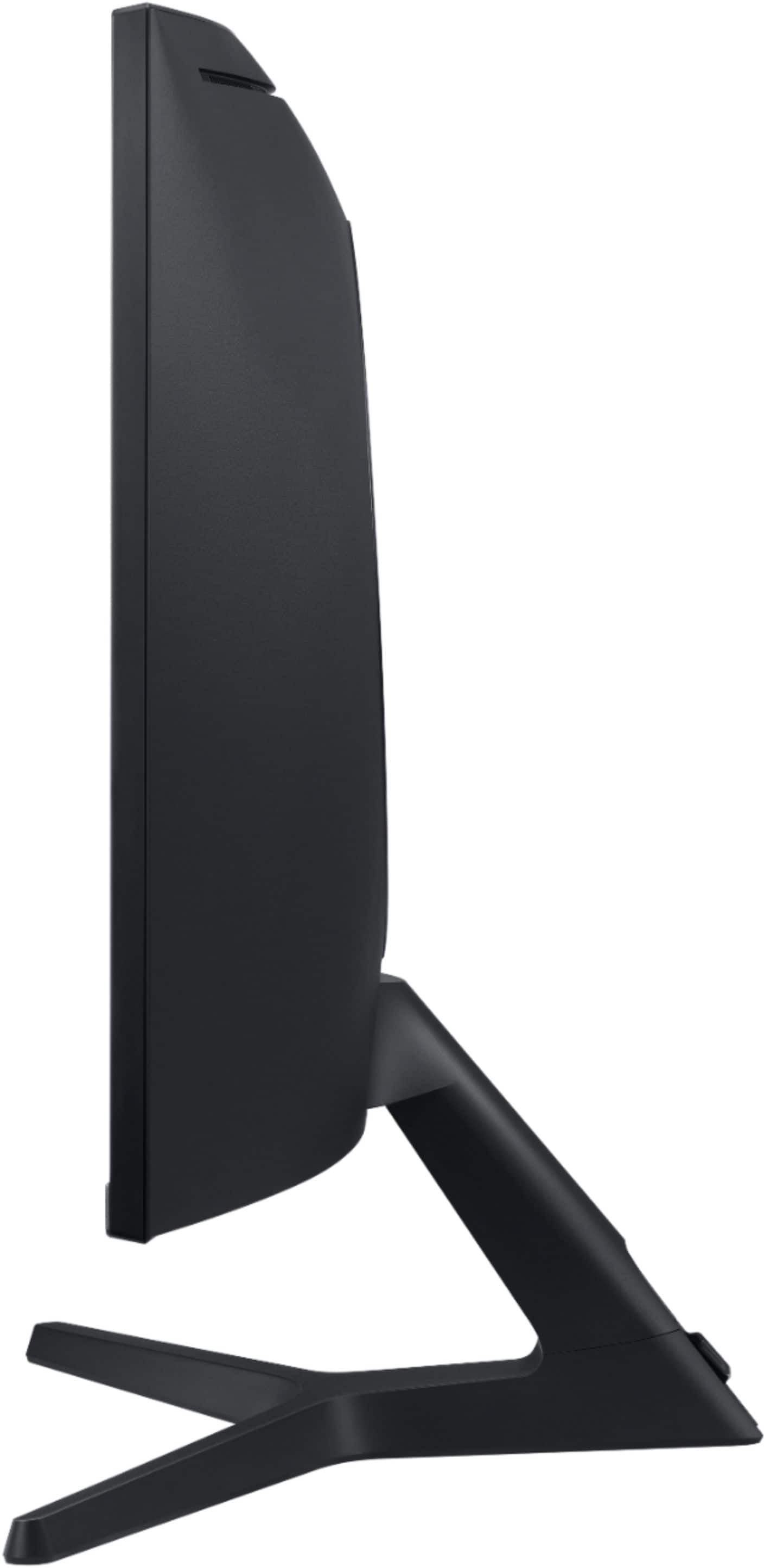 Alt View 1. Samsung - 27” Odyssey Gaming CRG5 Series LED Curved 240Hz FHD Monitor with G-SYNC Compatibility - Dark Blue/Gray.