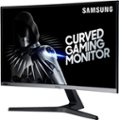 Left Zoom. Samsung - 27” Odyssey Gaming CRG5 Series LED Curved 240Hz FHD Monitor with G-SYNC Compatibility - Dark Blue/Gray.