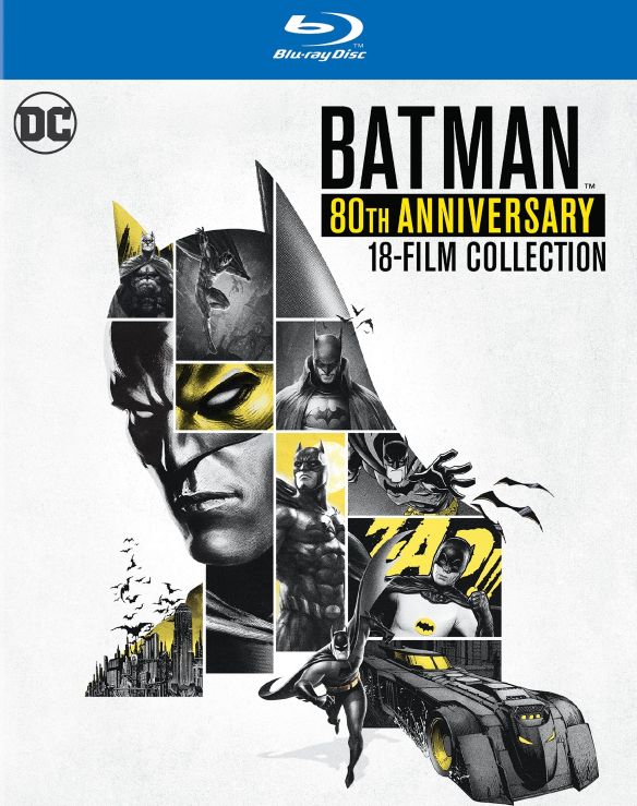Batman: 80th Anniversary 18-Film Collection [Blu-ray] [19 Discs] was $74.99 now $54.99 (27.0% off)