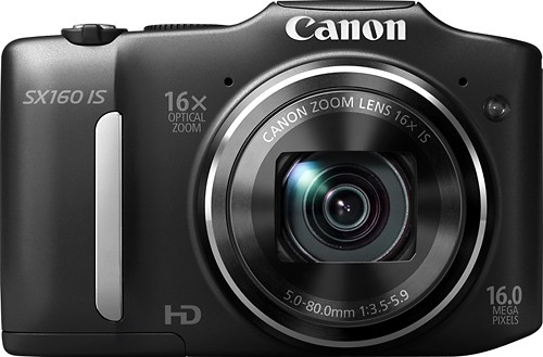 Best Buy: Canon PowerShot SX160 IS 16.0-Megapixel Digital Camera