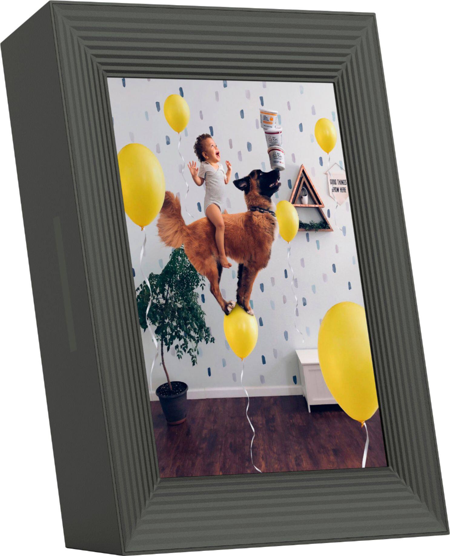 Alt View 12. Aura - Mason 9" LCD Wi-Fi Digital Photo Frame - Graphite.