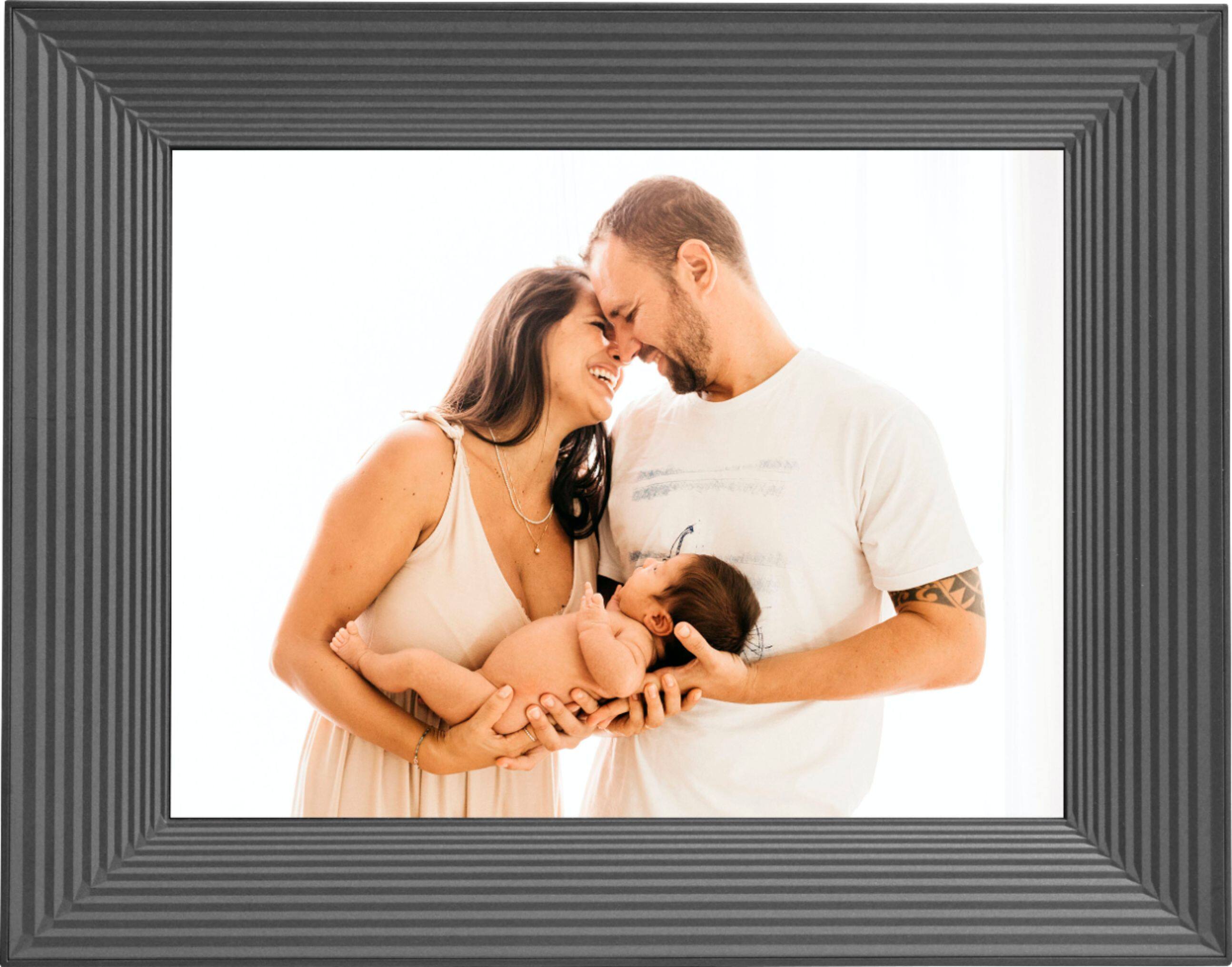 Left. Aura - Mason 9" LCD Wi-Fi Digital Photo Frame - Graphite.