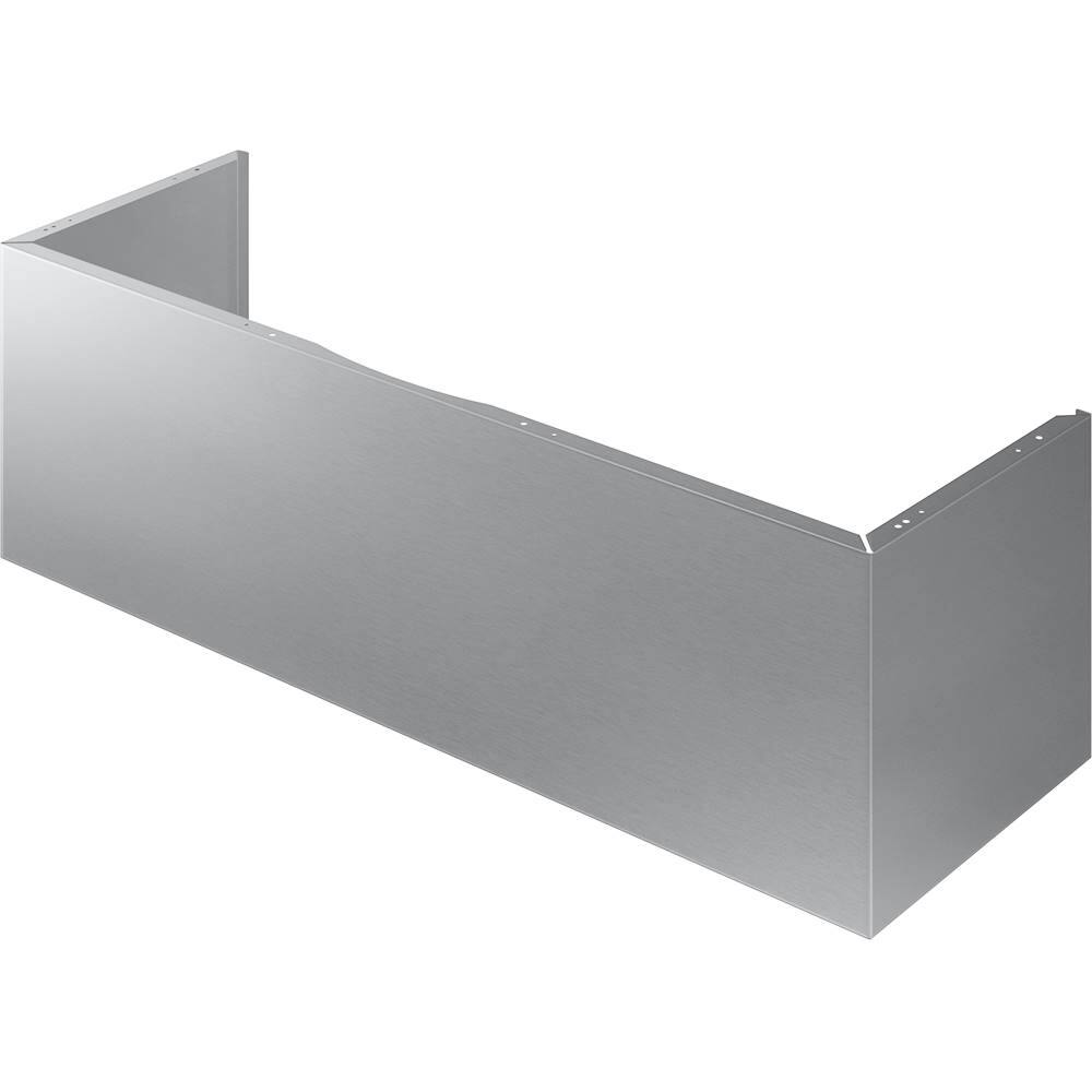 Left View: Cover Duct Kit for Samsung Chef Collection 36" Professional Canopy Hood - Stainless steel