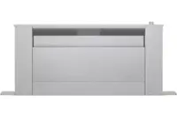 Front. Bosch - 800 Series 36" Telescopic Downdraft System - Stainless steel.
