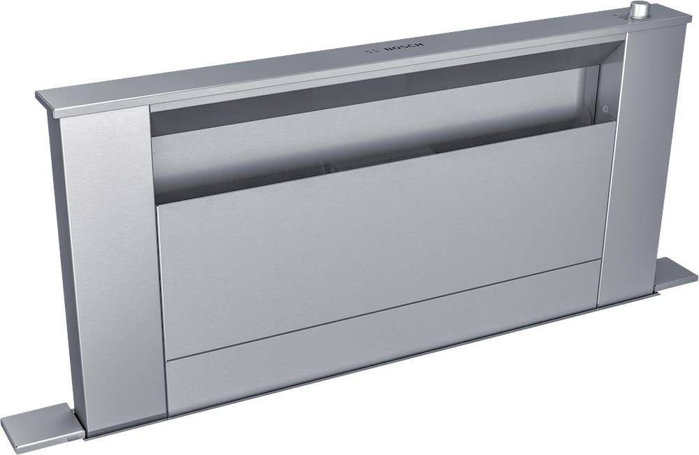 Angle View: Bosch - 800 Series 30" Telescopic Downdraft System - Stainless steel