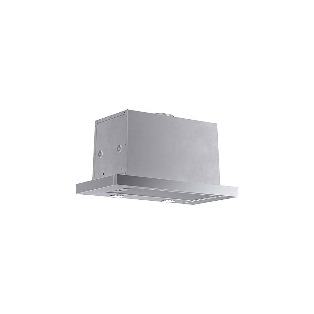 Angle. Bosch - 500 Series 24" Convertible Range Hood - Stainless steel.