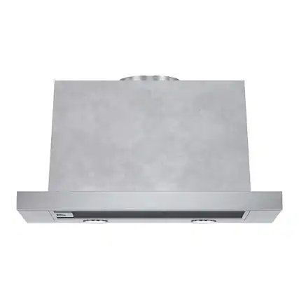 Front. Bosch - 500 Series 24" Convertible Range Hood - Stainless steel.