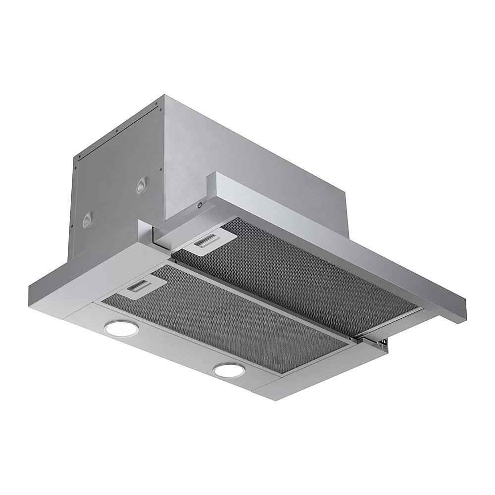 Alt View 12. Bosch - 500 Series 24" Convertible Range Hood - Stainless steel.