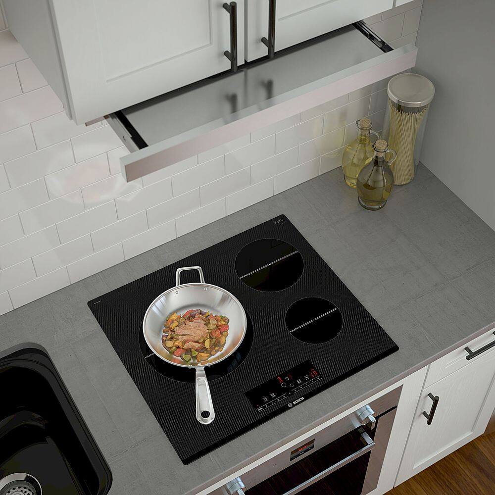 Alt View 17. Bosch - 500 Series 24" Convertible Range Hood - Stainless steel.