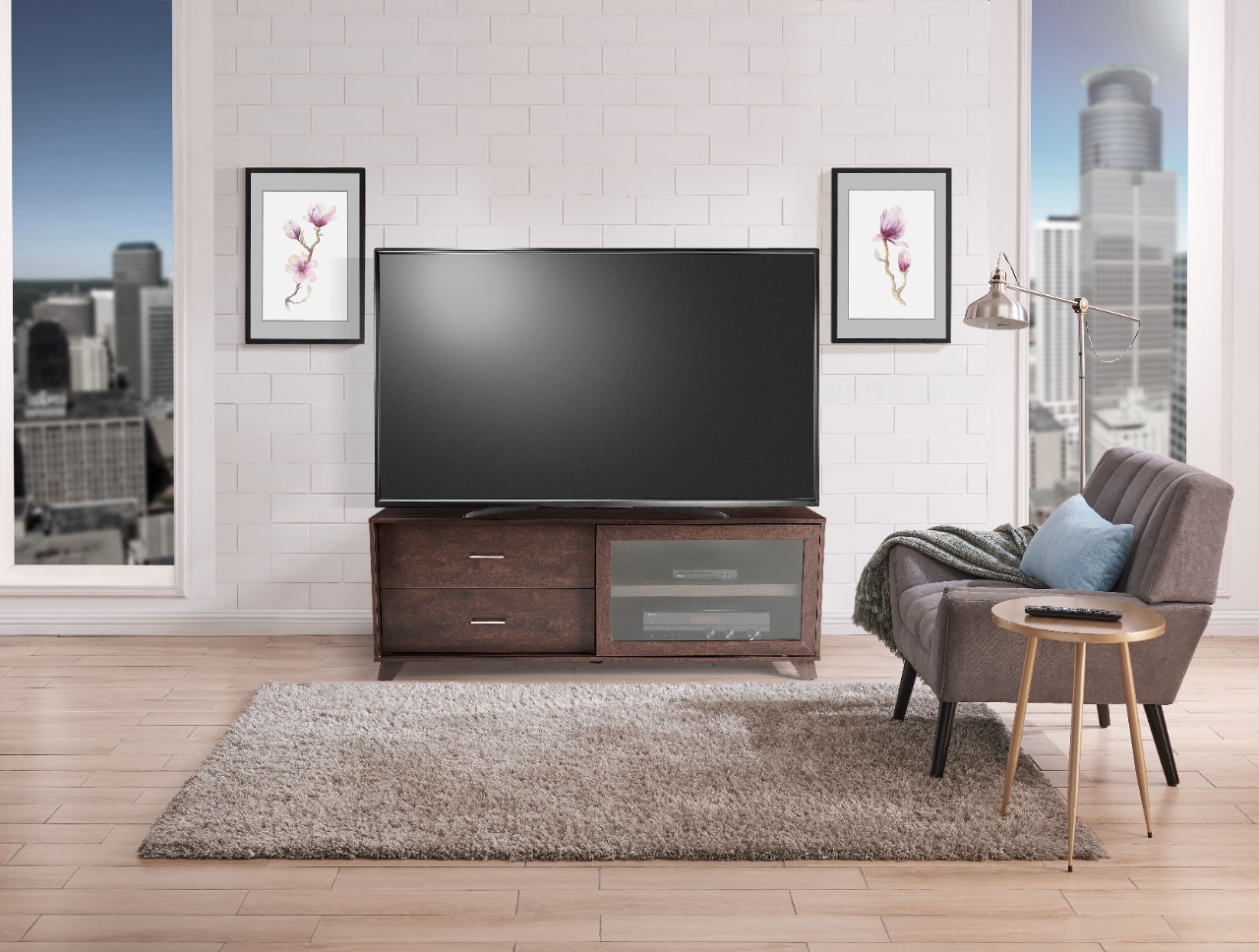 Zoom in on Alt View Zoom 18. Insignia™ - TV Cabinet for Most TVs Up to 65" - Espresso.