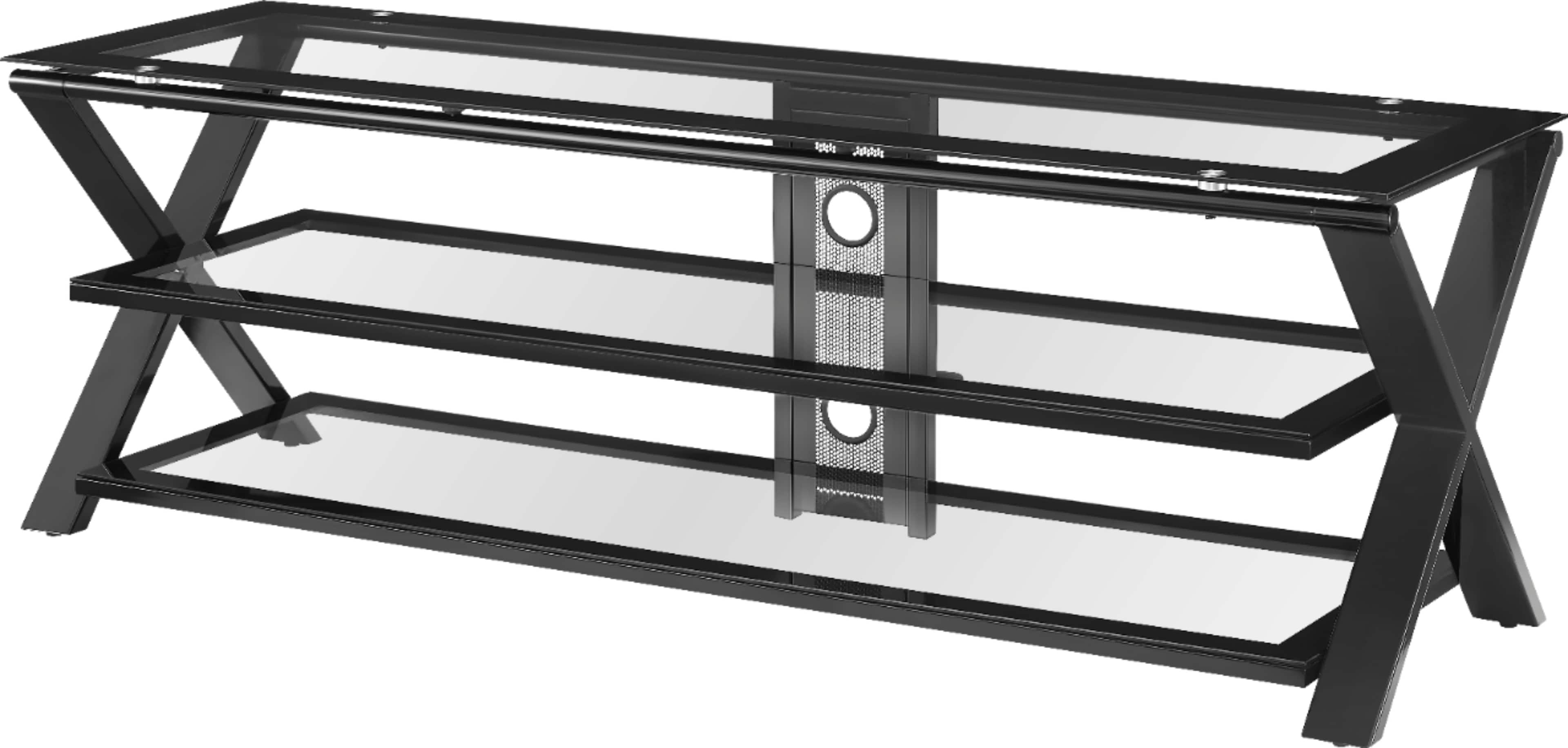 Best Buy Insignia™ TV Stand for Most TVs Up to 75" Black NSHF2005