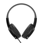Front Zoom. MEE audio - KidJamz 3 Wired On-Ear Headphones with Built-In Microphone and Volume-Limiting Technology - Black.