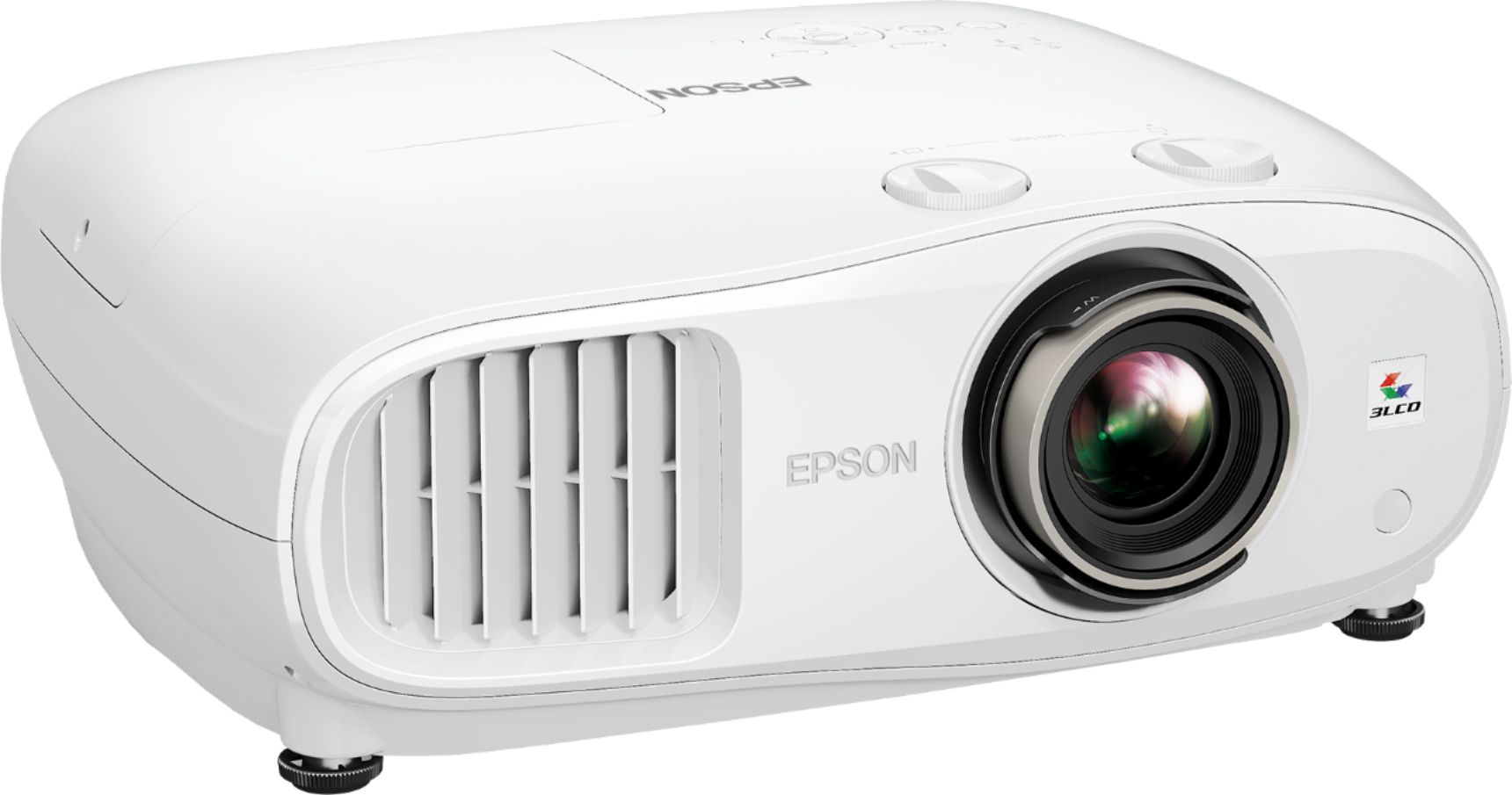 Angle View: Epson - EX3280 3LCD XGA Projector with Built-in Speaker - White