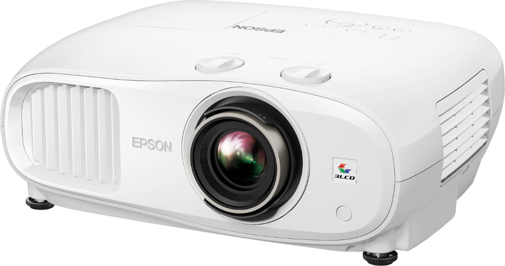 Left View: Epson - Home Cinema 3800 4K 3LCD Projector with High Dynamic Range - White