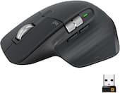 Logitech - MX Master 3 Advanced Wireless USB/Bluetooth Laser Mouse with Ultrafast Scrolling - Wireless - Black
