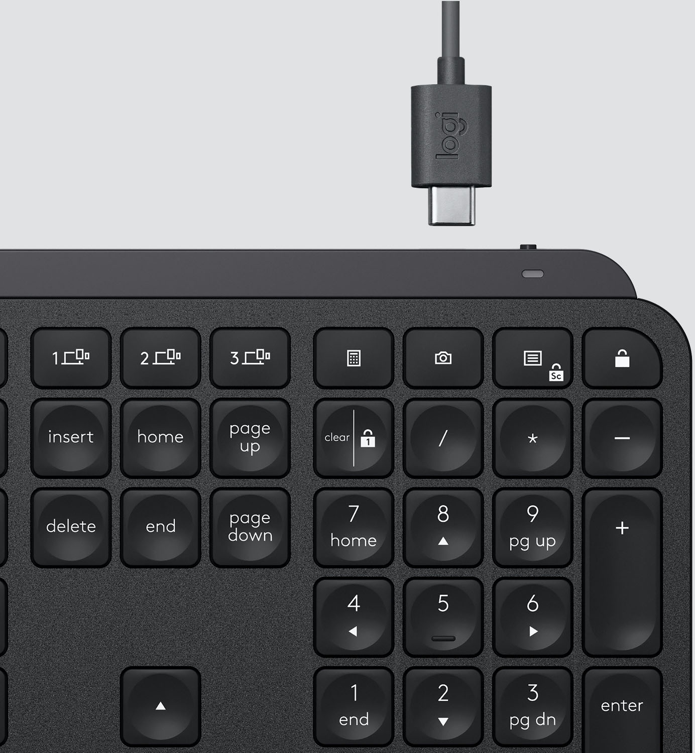 Logitech MX Keys Advanced Full-size Wireless Scissor Keyboard for PC and  Mac with Backlit keys Black 920-009295 - Best Buy
