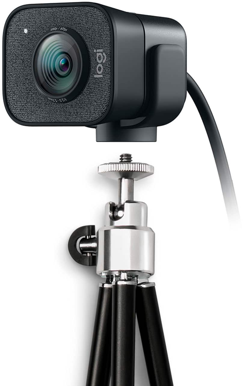 Logitech Streamcam Tripod Mount With a 1/4 Inch Metal Thread in Space Grey  