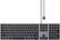 Front. Satechi - Full-size Wired Scissor USB Keyboard w/Numeric Keypad for iMac Pro iMac 2018 Mac Mini/MacBook Pro/Air and MacOS Devices - Space Gray.
