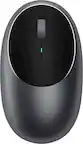 Front. Satechi - M1 Bluetooth Wireless Optical Ambidextrous Mouse - Space Gray.