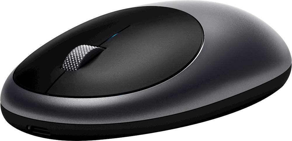 Alt View 11. Satechi - M1 Bluetooth Wireless Optical Ambidextrous Mouse - Space Gray.