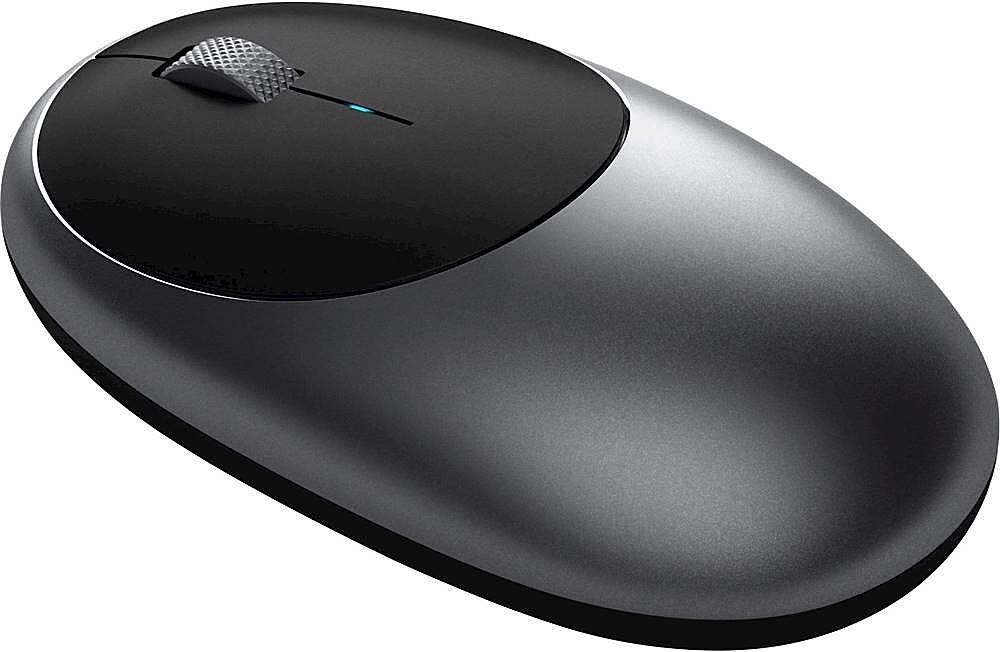 Alt View 13. Satechi - M1 Bluetooth Wireless Optical Ambidextrous Mouse - Space Gray.