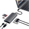 Alt View Zoom 13. Satechi - Type-C Multi-Port Adapter V2-4K HDMI, Ethernet, USB-C, SD/Micro, USB 3.0 - 2020/2019 MacBook Pro, 2020 MacBook Air - Space Gray.