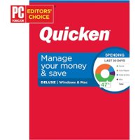 Quicken Deluxe Personal Finance 1-Year Subscription (Windows/Mac)