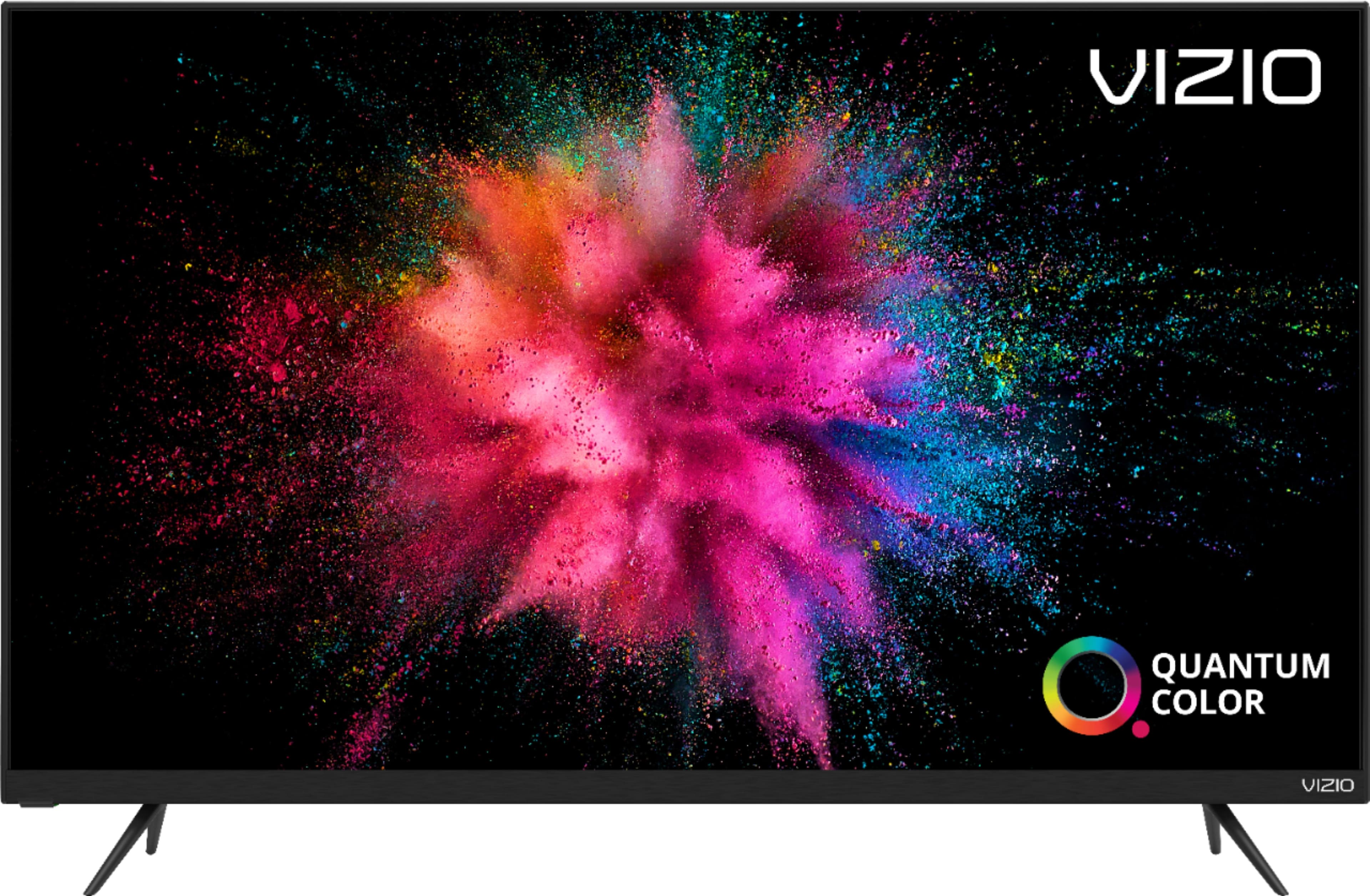 Front. VIZIO - 43" Class M-Series Quantum Series LED 4K UHD SmartCast TV - Black.