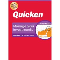 Quicken - Premier Personal Finance (1-Year Subscription) - Mac OS, Windows - Front_Zoom