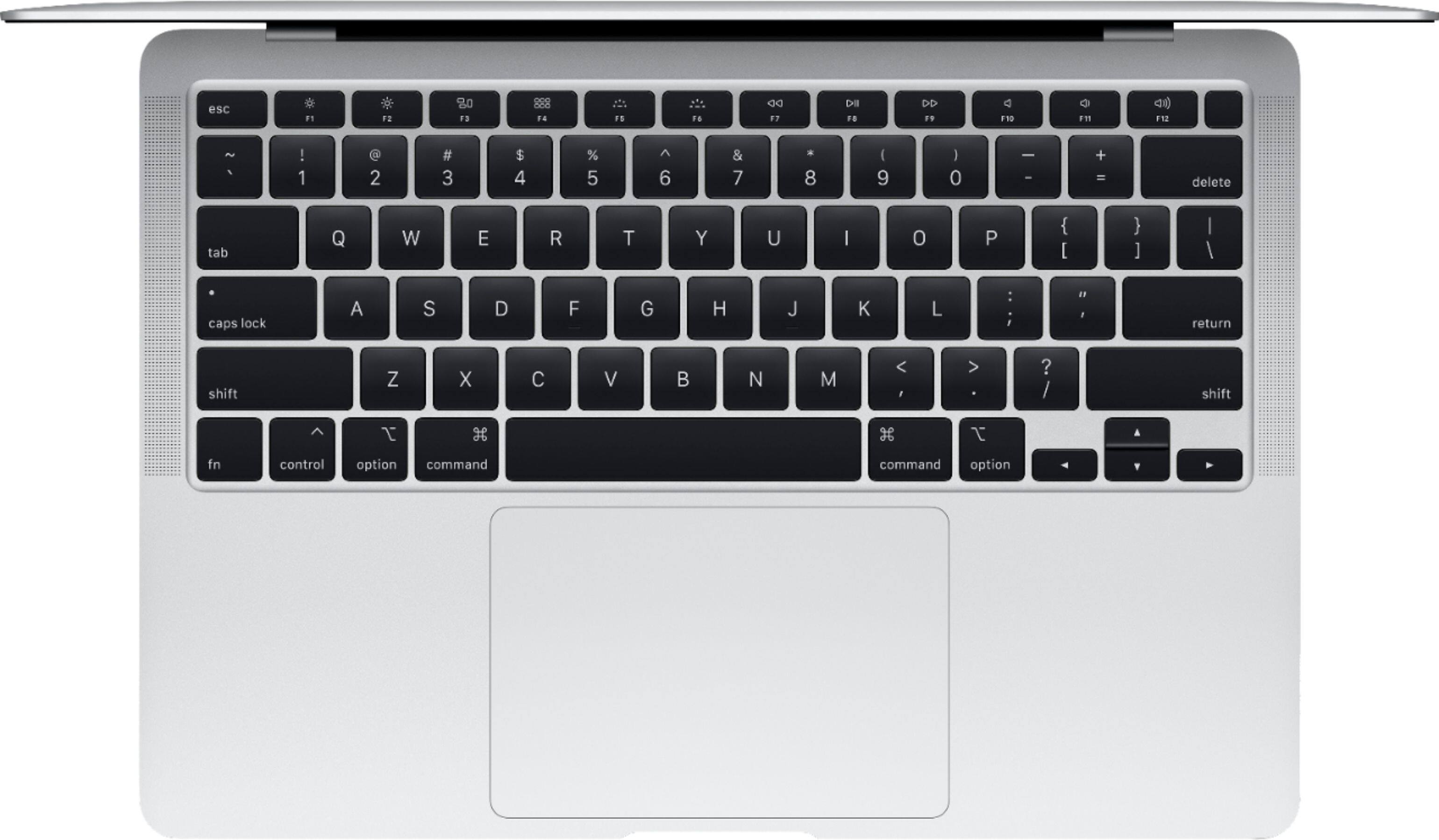 Alt View 11. Apple - MacBook Air 13.3" Laptop with Touch ID - Intel Core i3 - 8GB Memory - 256GB Solid State Drive - Silver.