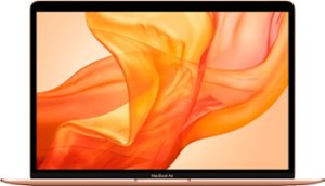 Apple - MacBook Air 13.3" Laptop with Touch ID - Intel Core i3 - 8GB Memory - 256GB Solid State Drive - Gold - Front_Zoom