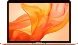 Apple - Refurbished Excellent - MacBook Air 13.3" Laptop with Touch ID - Intel Core i3 - 8GB Memory - 256GB Solid State Drive - Gold