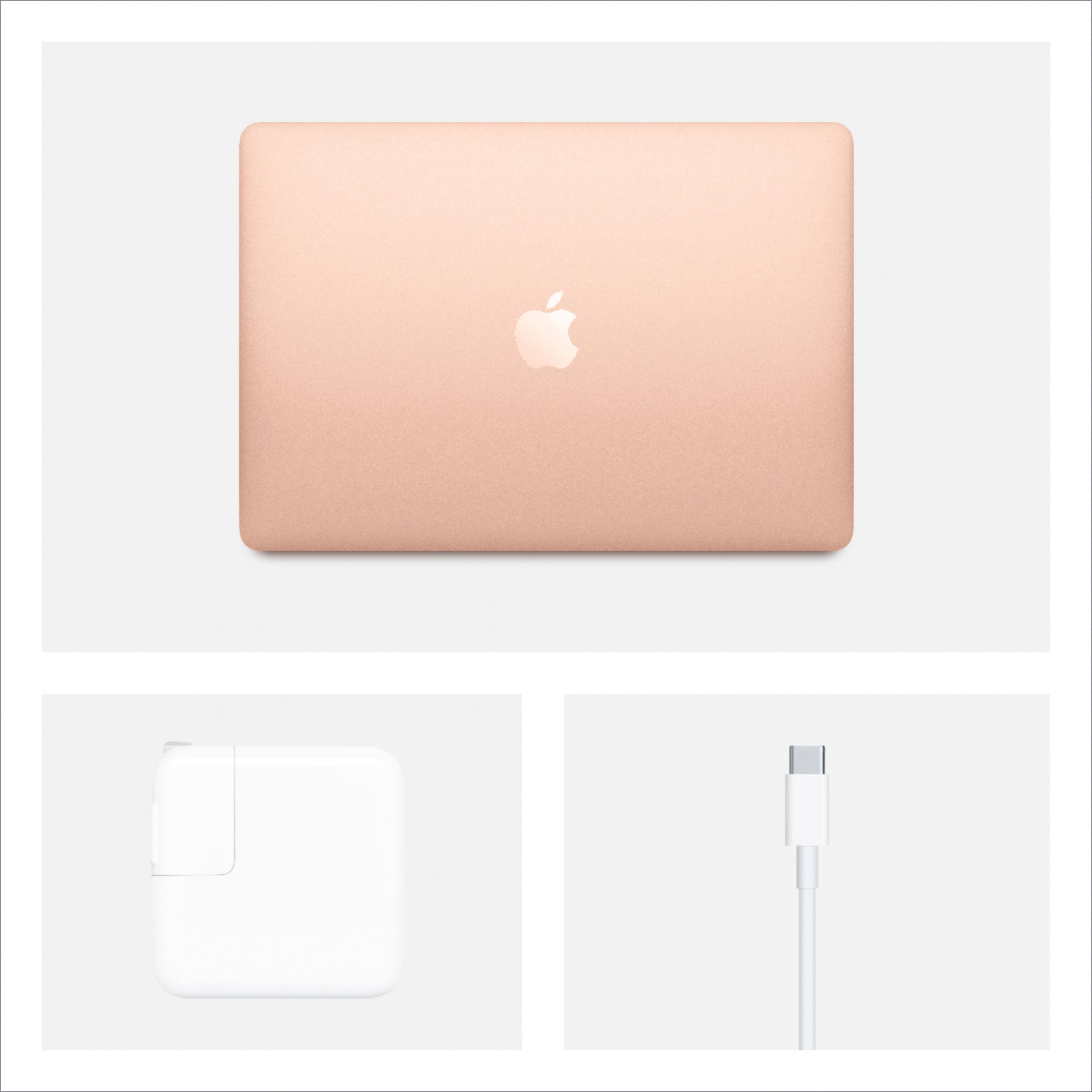Alt View 15. Apple - MacBook Air 13.3" Laptop with Touch ID - Intel Core i3 - 8GB Memory - 256GB Solid State Drive - Gold.